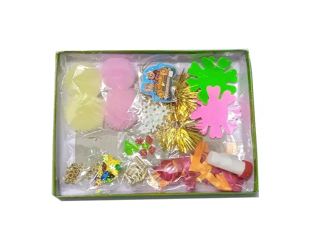 Complete DIY Rakhi Making Kit for School Project, Multicolor, Set of 1
