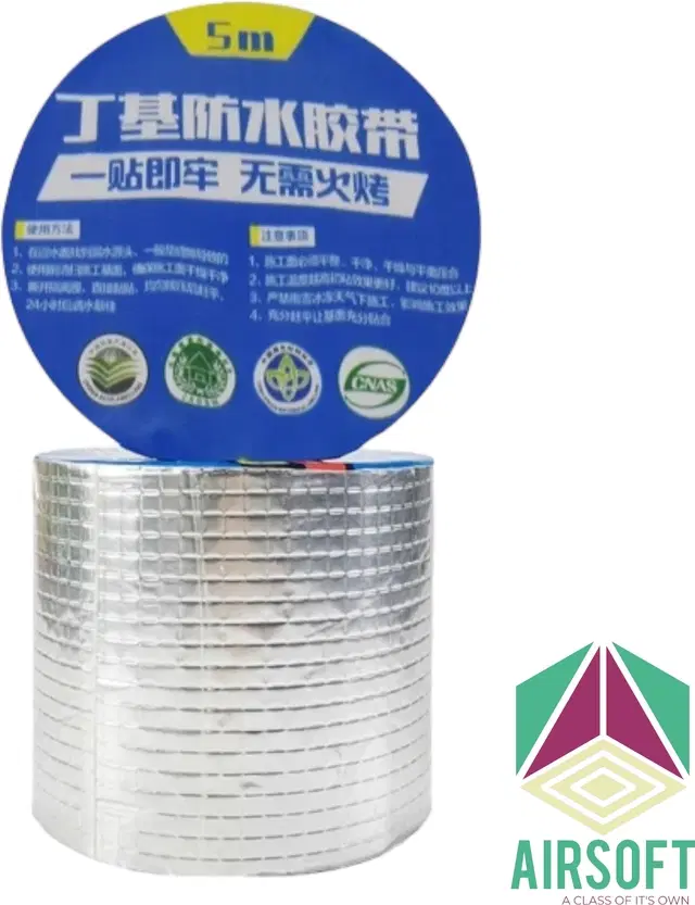 Aluminium Single Sided Self Adhesive Tape, Silver, 5 m