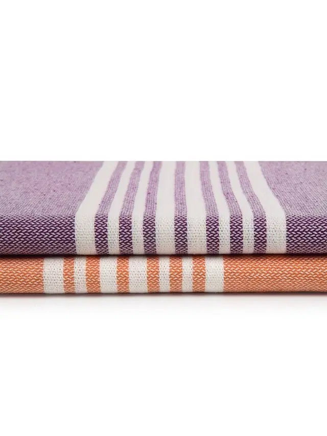 Cotton High Absorbent Bath Towels, Multicolor, Pack of 2