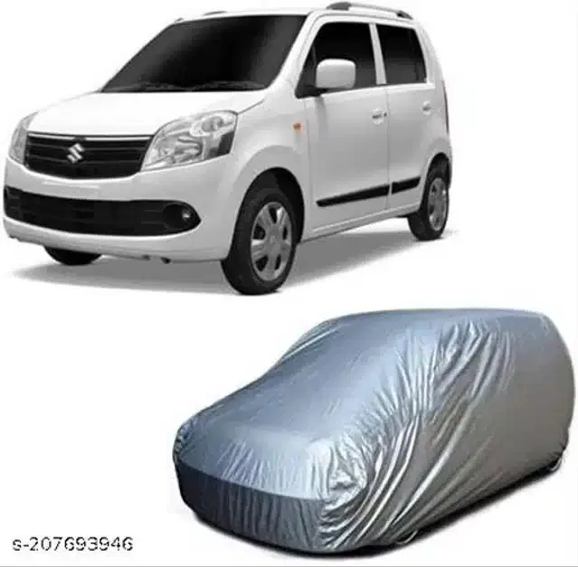 Taffeta Waterproof Car Cover for Maruti Suzuki WagonR, Multicolor
