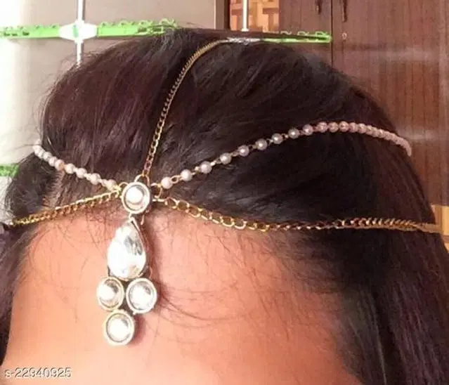 Alloy Maangtika for Women (Multicolor)