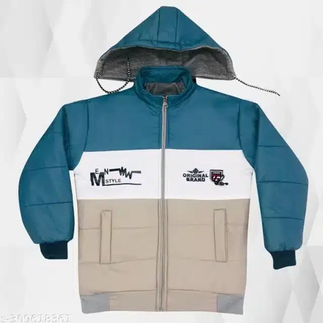 Nylon Full Sleeves Hooded Jacket for Girls (Multicolor, 9-12 Months)