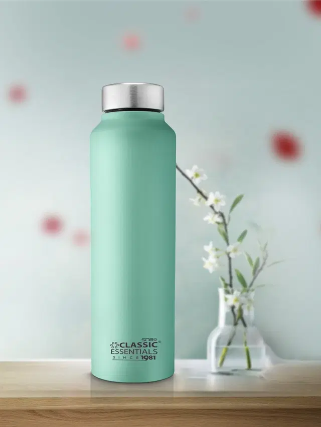 Stainless Steel Water Bottles, Mint Green, 1000 ml