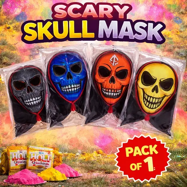 Long Cloth Face Mask (Pack of 1) Multicolor