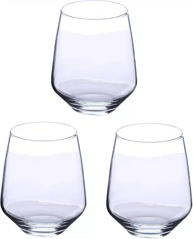 Liquor cum Cocktail Glasses, Transparent, 350 ml, Pack of 3