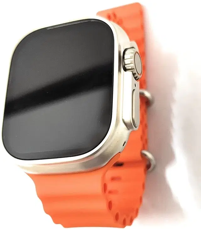 Silicone T800 Ultra Smartwatch for Men & Women, Orange