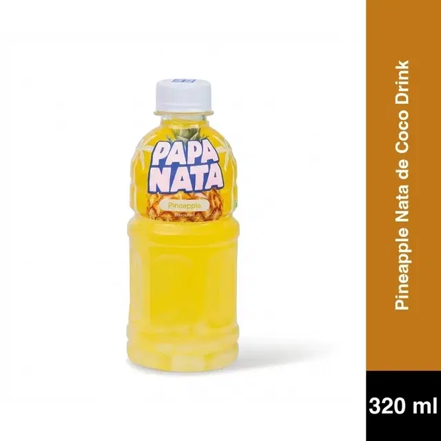 PapaNata Pineapple Drink With Nata De Coco 320 ml