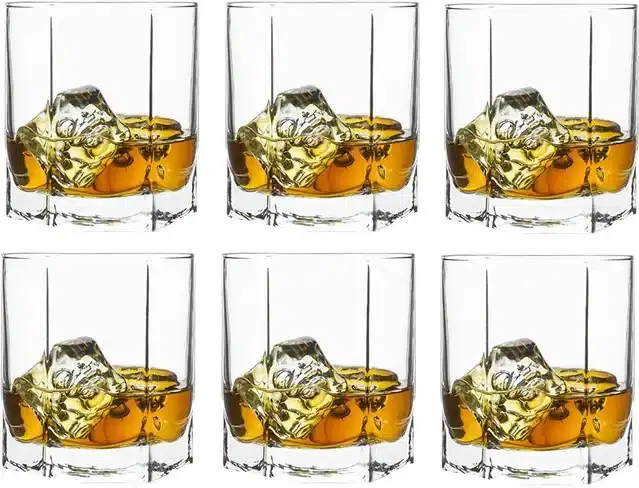 Liquor cum Cocktail Glasses, Transparent, 150 ml, Pack of 6