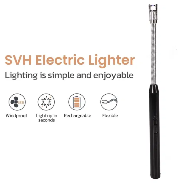 Type-C Rechargeable Electric Lighters for Kitchen,Multicolour