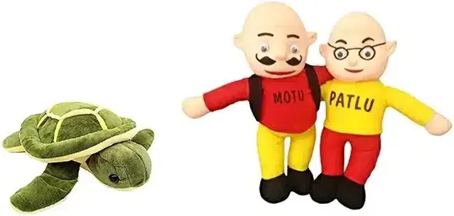 Stuffed Toys for Kids, Multicolor, Set of 2