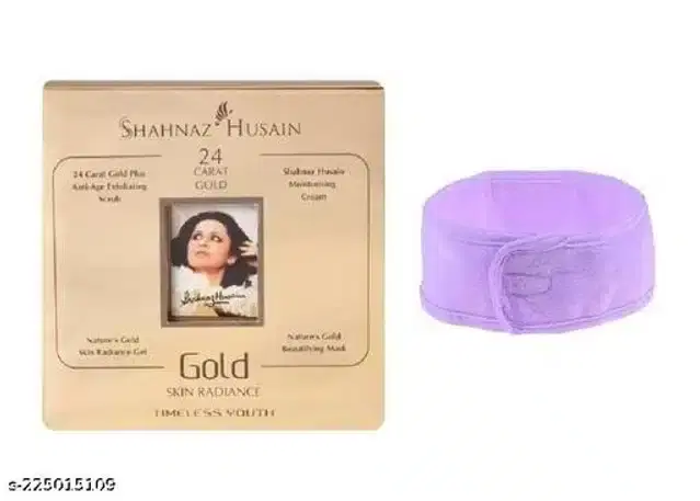 Shahnaz Husain Gold Facial Kit with Facial Band, Set of 2