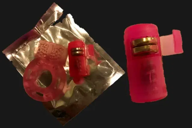 Penis Vibrator Ring for Men, Pink