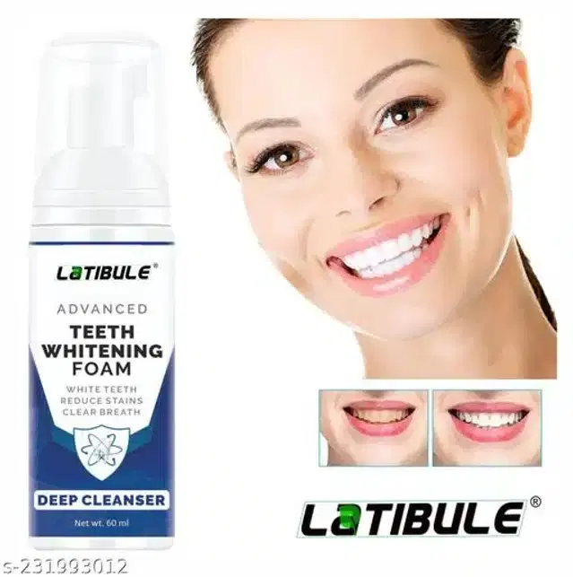 Latibule Teeth Whitening Foam Toothpaste, 60 ml