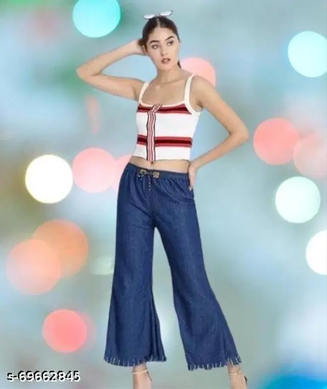 Denim Jeans for Women (Blue, 28)