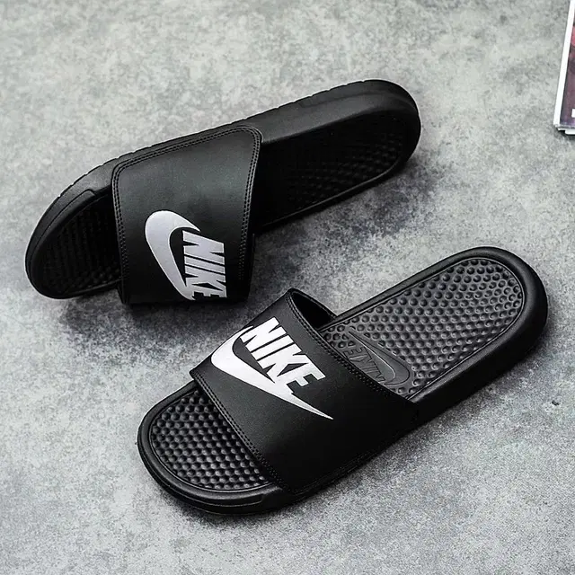 Nike Sliders for Men (Black, 7)