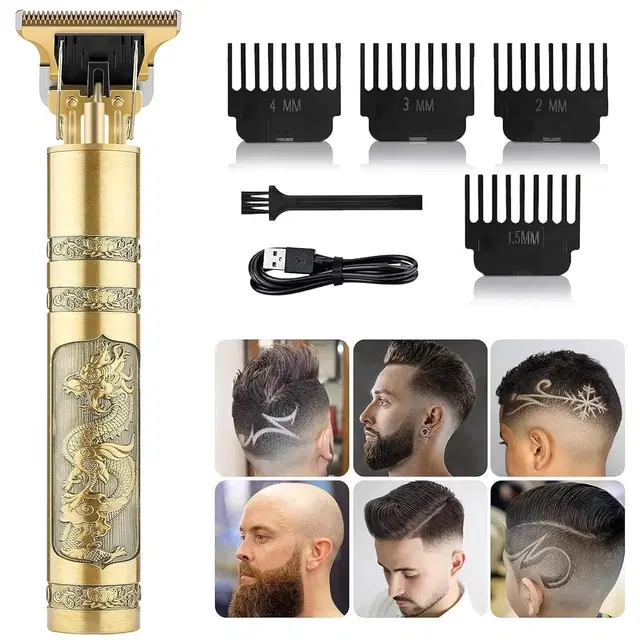 Electric Trimmer for Men, Gold