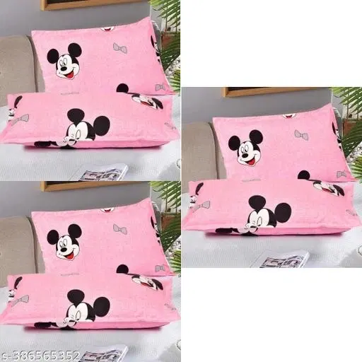 Cotton Pillow Covers, Multicolor, (17x27 inches), Pack of 6