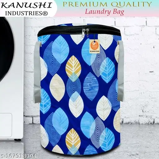 KANUSHI Industries® Designer Laundry Bag (Blue -colour)( LB-BLUE-LONG-LEVS-01)…