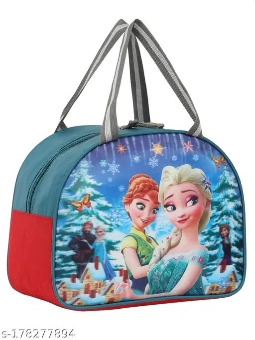 Polyester Lunch Box Bag for Kids, Multicolor