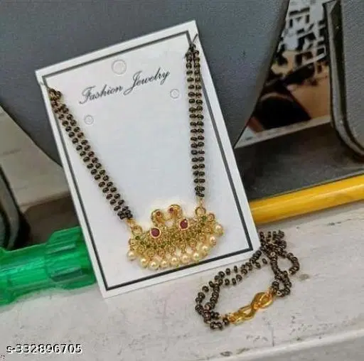 Multiple Strand Mangalsutra for Women (Gold, Free Size)