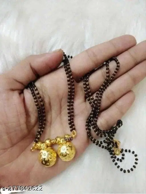 Multiple Strand Mangalsutra for Women (Gold, Free Size)