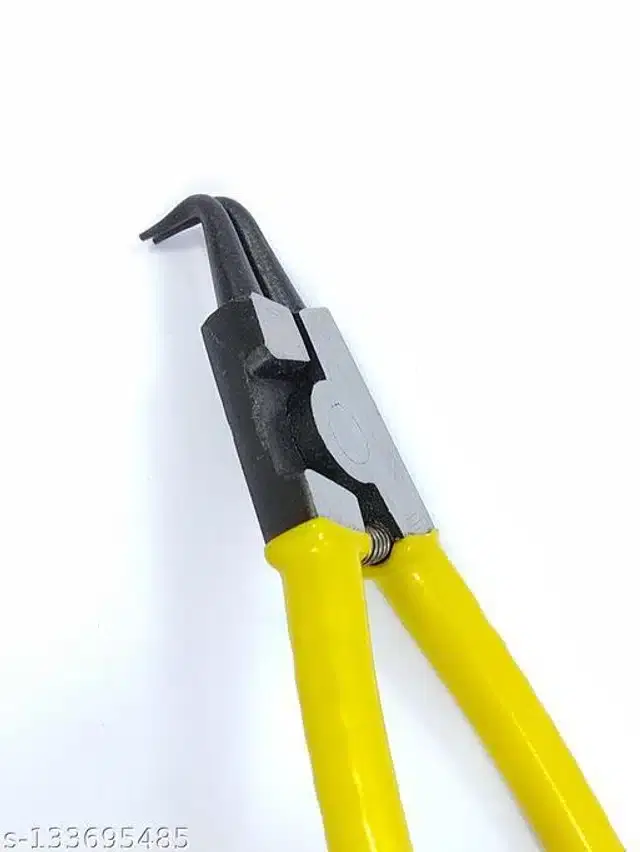 Circlip Plier, Yellow, 7 inches