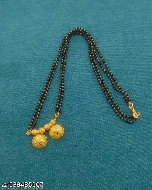 Gold Multiple Strand Mangalsutra for Women (Free Size)