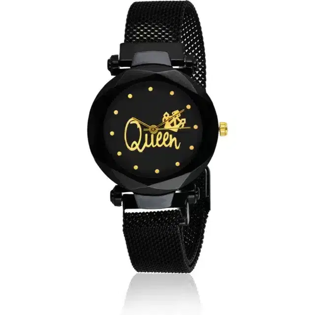 Women's Analog Watches, Pack of 1 (Black)