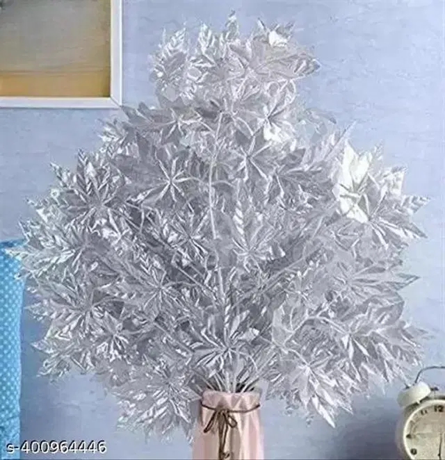 Plastic Artificial Flower, Multicolor, Pack of 6