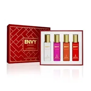 Envy Gift Set Perfume (Opulence, Bewitch, Radiant, Enchant) 4X20 ml