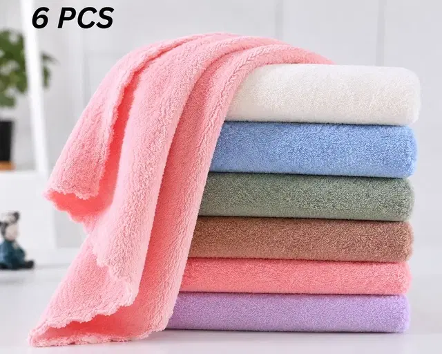 Womens Handkerchiefs Cotton Mulitcolour(Free Size) Pack of 6