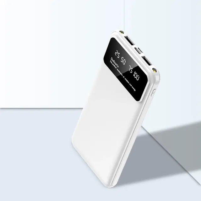 BINORI, K70 WHITE 10000 mAh 11 W Mini Pocket Size Power Bank, Lithium-ion, Fast Charging