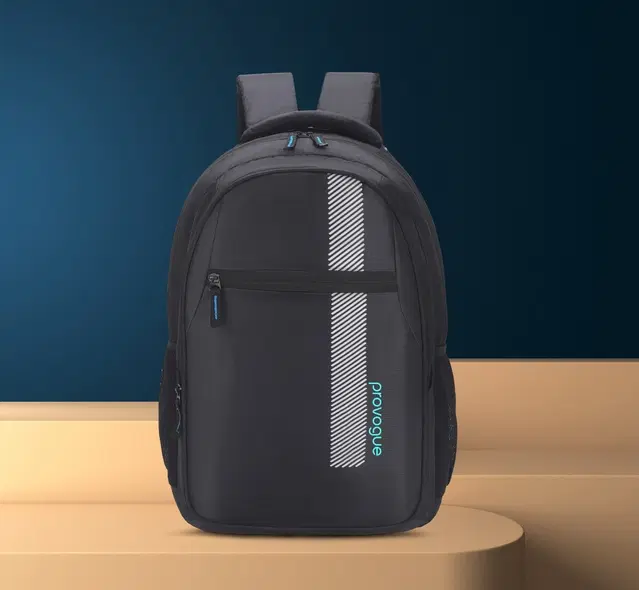 Polyester Backpack for Men & Women, Black