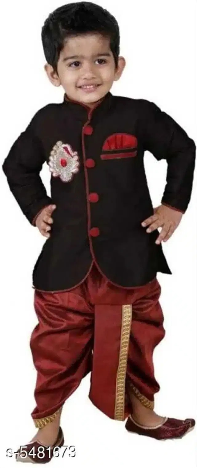Sherwani for Boys, Set of 1 (Multicolor, 2-3 Years)
