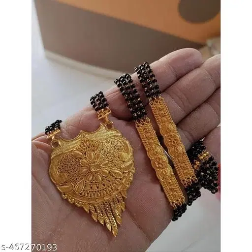 Big Pendant Mangalsutra Gold Free Size for Women