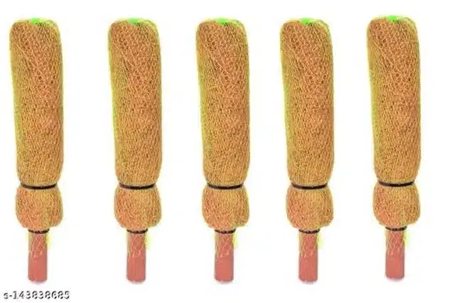 Wooden Moss Stick, Brown, 3 feet, Pack of 5