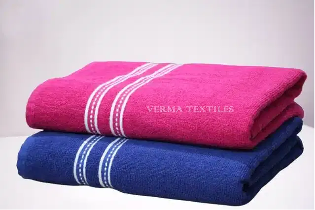 Bath Towel, 27x54 inches, Pack of 2, Multicolor