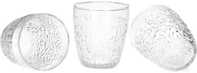 Liquor cum Cocktail Glasses, Transparent, 200 ml, Pack of 3