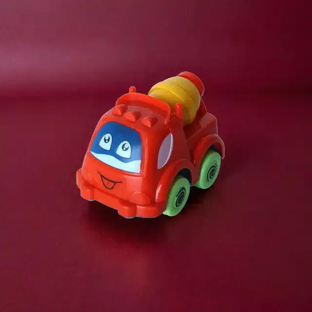 Plastic Friction Car Toy for Kids, Multicolor