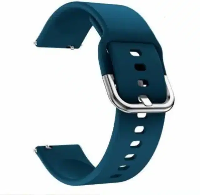 Silicone Watch Straps for Smartwatch, Teal, 20 mm