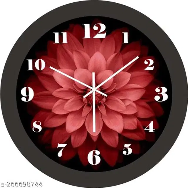 Plastic Wall Clock, Multicolor