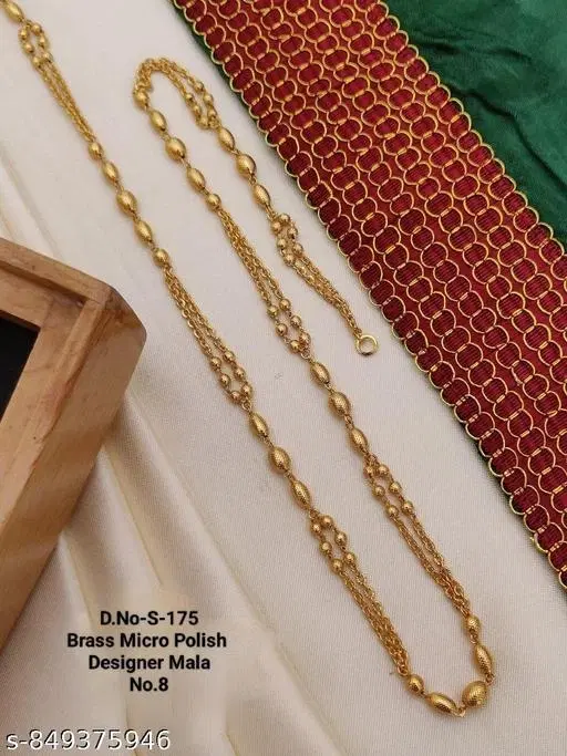 Elegant Necklace for Women (Gold, Free Size)
