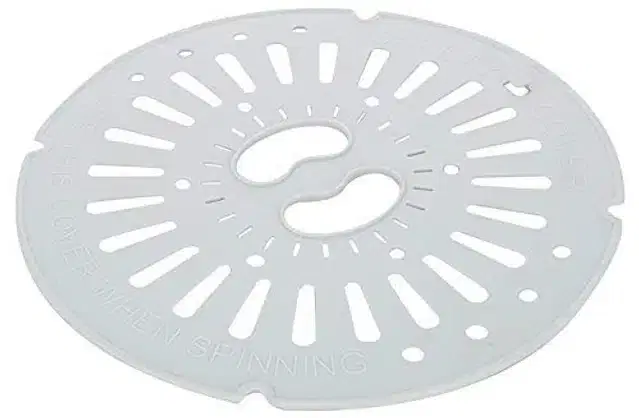 Automatic Washing Machine Spin Cover, White