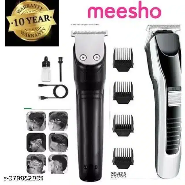 Rechargeable Trimmer for Men, Black