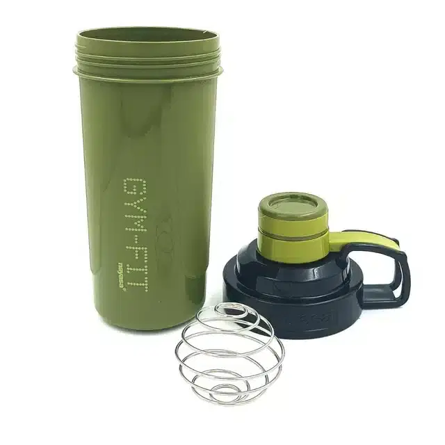 Gym Shaker Bottle with Steel Blender Ball, Assorted, 750 ml