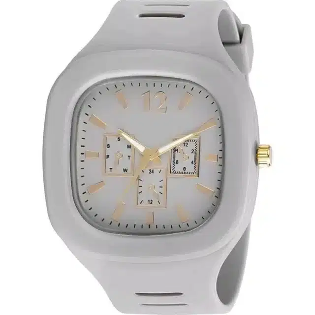 Analog Watch for Men (Grey)