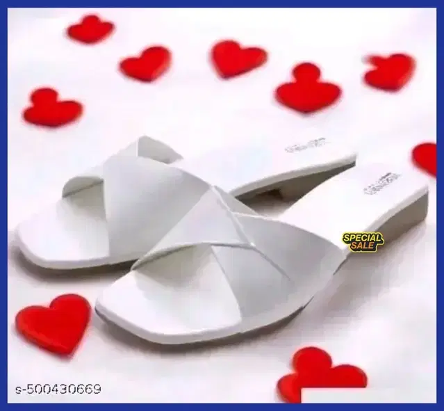 Slippers for Women, White (5)