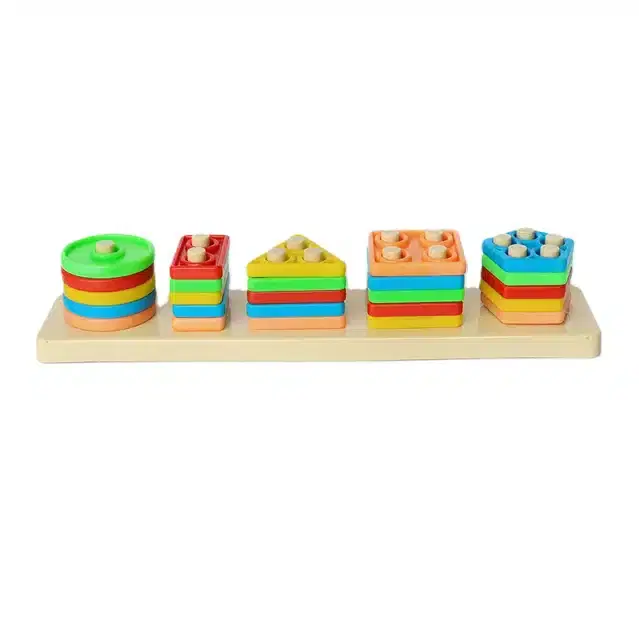 Educational Learning Puzzle Toys for Kids, Multicolor, Set of 1