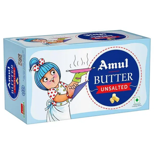 Amul Unsalted Butter, 500 g Carton
