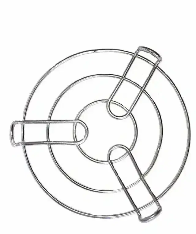 K Kudos Stainless Steel Round Cooker Rack Stand Cookware Tool